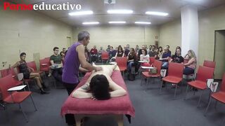 Class # 1 of erotic anal massage