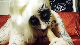 Black Metal Girl Sucks Your Cock