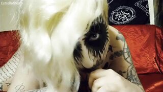 Black Metal Girl Sucks Your Cock