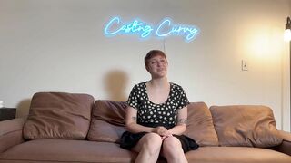 Big Titty Tattooed Girl Does Porn Casting Audition For First Time