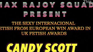 UK FETISH AWARD WITH THE WINNER CANDY SCOTTINTERNACIONAL FETISH MODEL FROM EUROPE / BBC ANAL