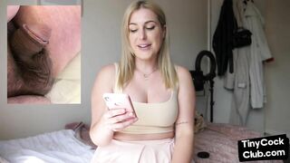 LITTLE DICK CLUB - Solo SPH busty femdom babe talks dirty about losers