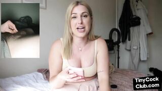 LITTLE DICK CLUB - Solo SPH busty femdom babe talks dirty about losers