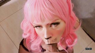 Beautiful and innocent cosplayer follows her master's commands - POV