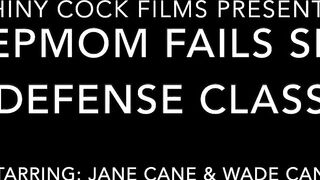 Stepmom Fails Self Defense Class - Shiny Cock Films, Jane Cane