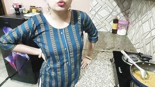 Stepmom seduces her stepson for the hardcore fucking in the hot kitchen in hindi