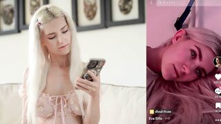 Cute girl got a creampie in her sweet tight pussy - Eva Elfie