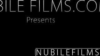 Nubile Films - Erotic threesome has teen squirt