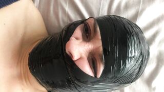 TouchedFetish - BDSM Slave is tape gagged - Loud Moaning Orgasm - Homemade Amateure Bondage - Submissive wife gets a facefuck