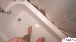 Stepdaughter caught spying on me in the shower