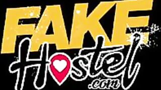 Fake Hostel - Cumming inside strange girl and asking her to marry leads to fun threesome - Engagement Gone Wrong!