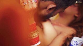 Indian girl first time wedding sex night with her husband