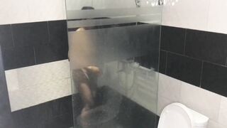 I neglected myself and my neighbor fucks me in the shower