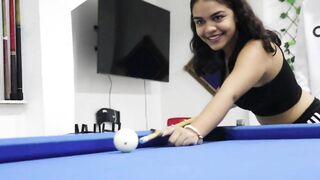 My stepSister Wants to Learn to Play Billiard and I Will Teach Her in Exchange for Sex.