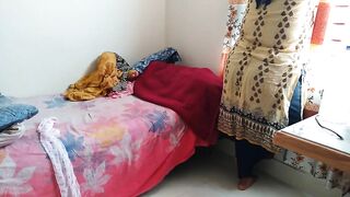 Desi Saas Ko Jabardasti chudai Damad (Gujarati mother-in-law tied her hands and fucked hard) Destroyed ass & cum inside