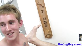 Straight college jock assfucked during hazing