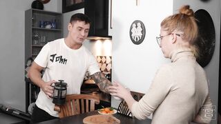 Kitchen Kink: Horny Couple vs Against an Annoying Neighbor