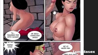 Wonder Woman wanted cock and was fucked by her ex-husband - Vandalized XXX (Wonder Woman)