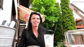 Czech Streets – Milf Enjoys a Vibrator in Public