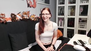 Shy young woman invites you to watch her orgasm