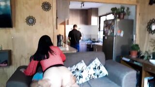cuckolding my husband in the kitchen while I fuck his best friend -Kellyhotstepmom