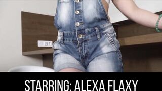 Alexa Flaxy is a marvelous teen model, but she hasn't tried anal sex, at least not until today