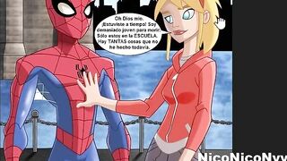 spiderman se follo a una chica fans