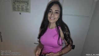 I fuck big ass Latina roommate intensely in anal and her cuckold husband surprises us !!