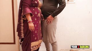 Punjabi bhabhi wants bihari's dick in her pussy when he is pissing in the bathroom