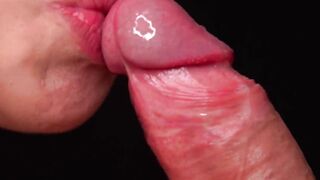 The best wet BLOWJOB in the WORLD, All the sperm on your tongue, Delicious