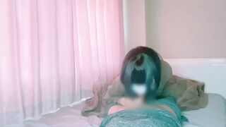 【Yomi_chan】Waking up with a thick blowjob ♡Continuous climax by riding on a cowgirl's back!