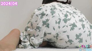 [Hentai] Big ass angle blowjob through stuffy pantyhose [Japanese] Asian