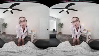 Horny doctor is willing to do anything to collect a sample of your cum in VR