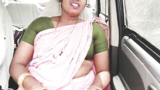 Indian married woman with boy friend, car sex telugu DIRTY talks.
