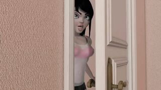 Animated 3d hentai - Stepom's sex lesson