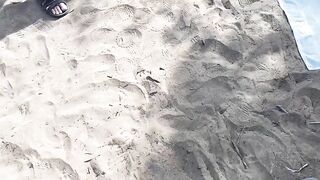 CoraBitch bubbles in the dunes of Maspalomas
