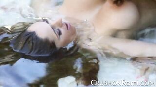 Crush Girls - Romi Rain and Reena Sky fuck in the pool (FUCK POOL)