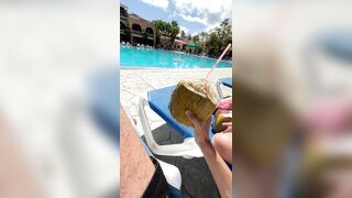 Swimming pool Pleasure: Real Couple's Hotel Room Romp