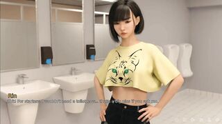 Sex With Step Sister In Public Changing Room - Step Bro Step Sis - Animated Porn Game