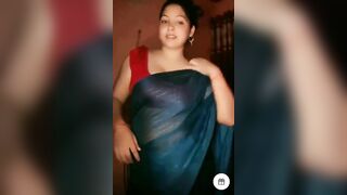 Beautiful Indian Wife Showing Her Boobs and Pussy