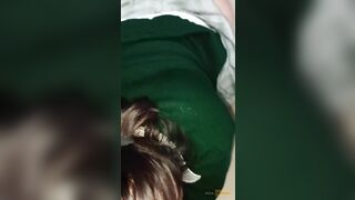 TEEN FUCKING HER CLASSMATE'S MOUTH WHILE DRIPPING FLUIDS AND SALIVA