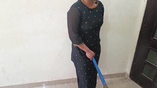 18 year old hot desi indian maid fucking and sucking room owner dick in mouth
