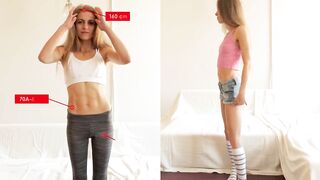 FIT18 - Bonnie Dolce - Casting Petite Super Skinny Amateur With Abs