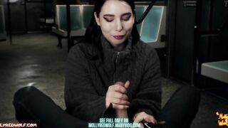 Beautiful Stranger Sucked Me in Train - Mollyredwolf