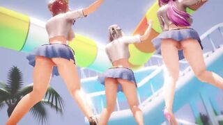 Mmd R-18 Anime Girls Sexy Dancing Clip 285