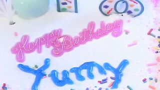 Yumi celebrates her birthday by having a cock fuck