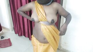 Nute Indian Aunty Saree Draping Hot Sex