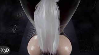 X3d Hot Big Ass Doggy Style Swallowing Huge Monster Cock Hardcore Anal Sex