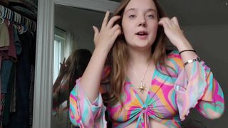 My cute PINK Nipples need sucked - TRANSPARENT Try On Haul - OF @sableheart