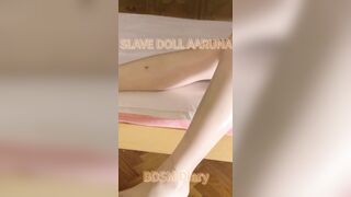 Slave Doll Aaruna Diary 7 (pierced Labia Clit 14cm High Heel Pantyhose Footjob Fetish)